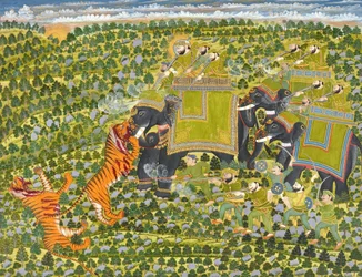 Raghuraj Singh Hunting Tigers